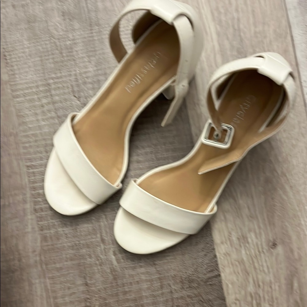 Elegant White Women's Heels